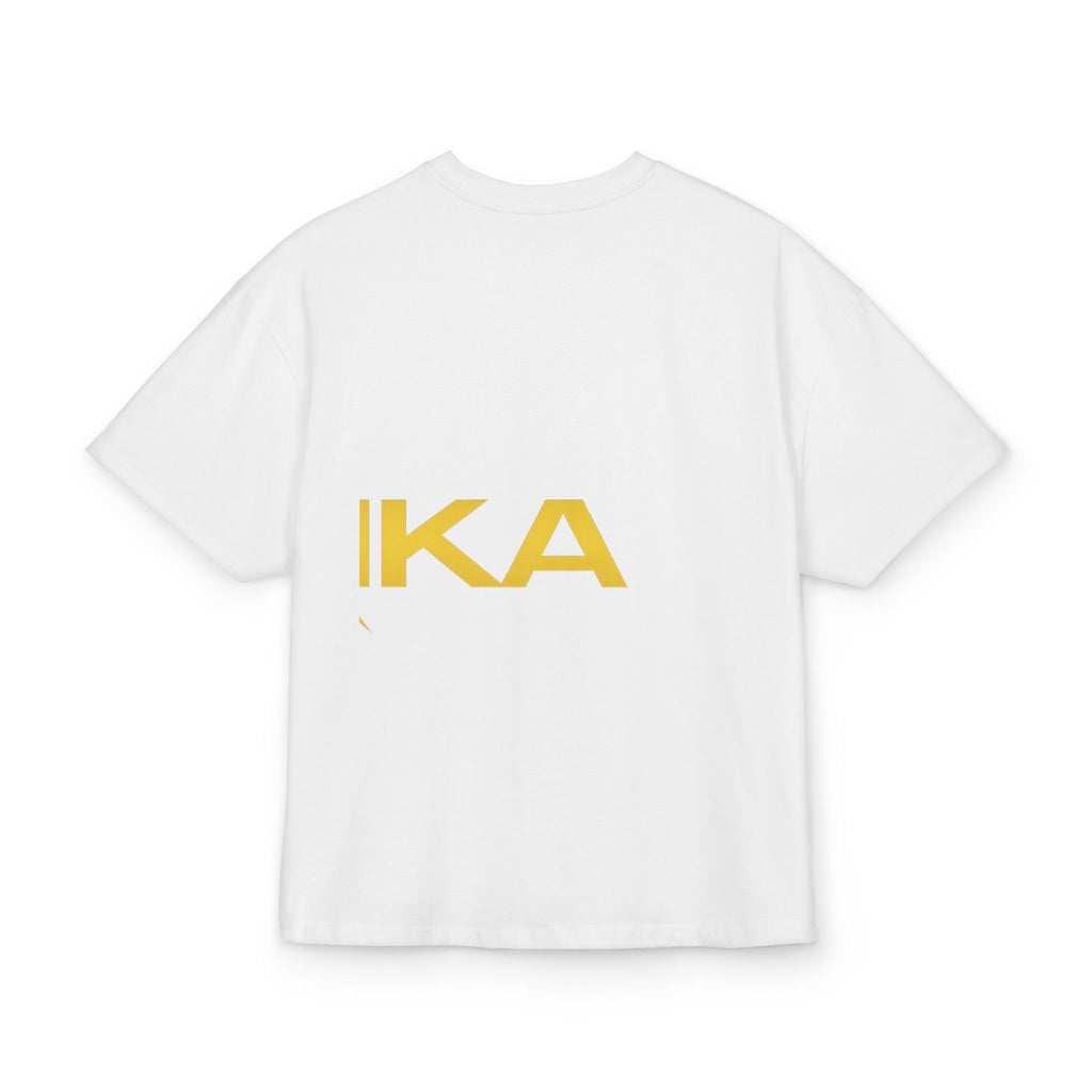 T-shirt homme box NIRIKA – Logo doré minimaliste