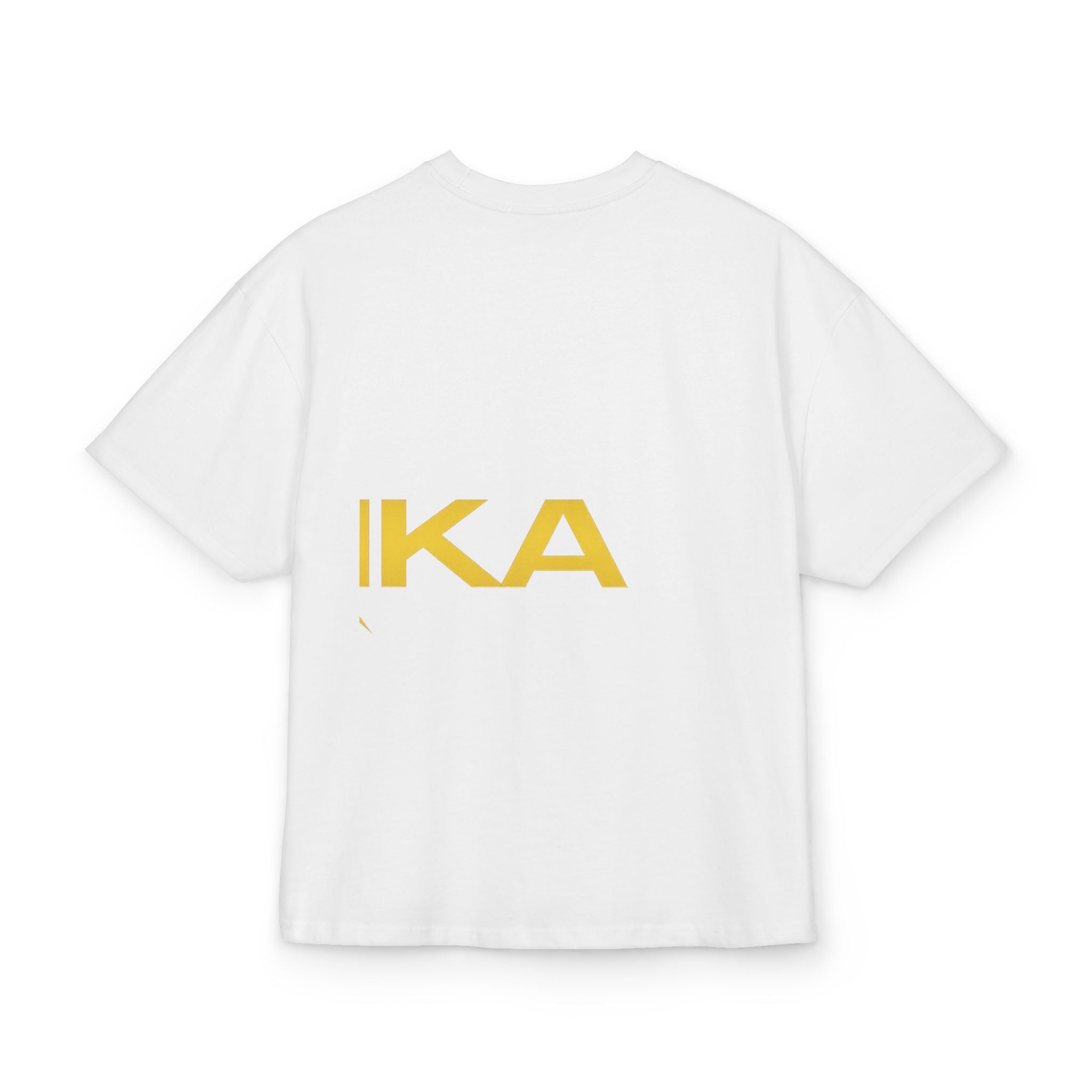 T-shirt homme box NIRIKA – Logo doré minimaliste