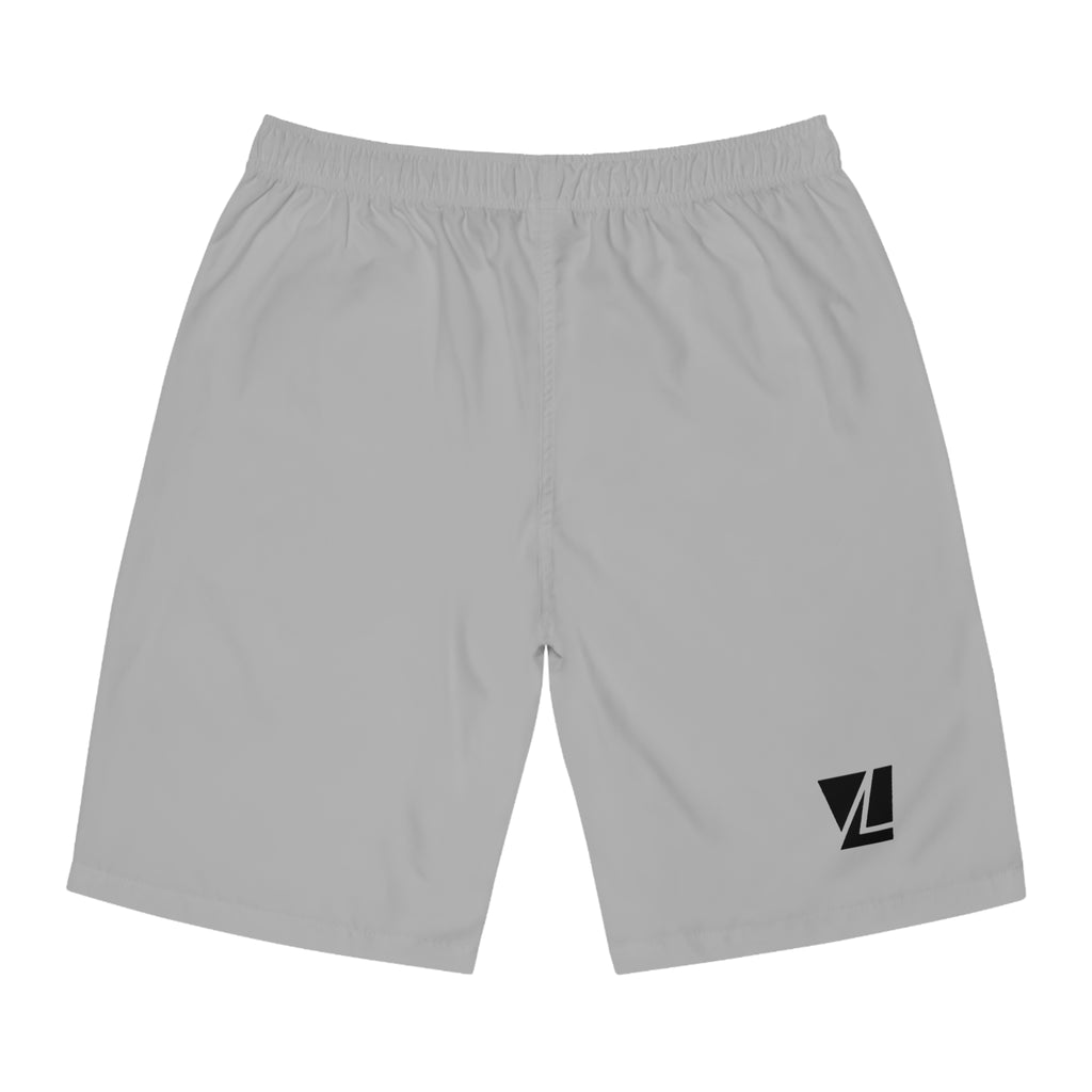 Short de bain gris