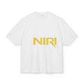 T-shirt homme box NIRIKA – Logo doré minimaliste