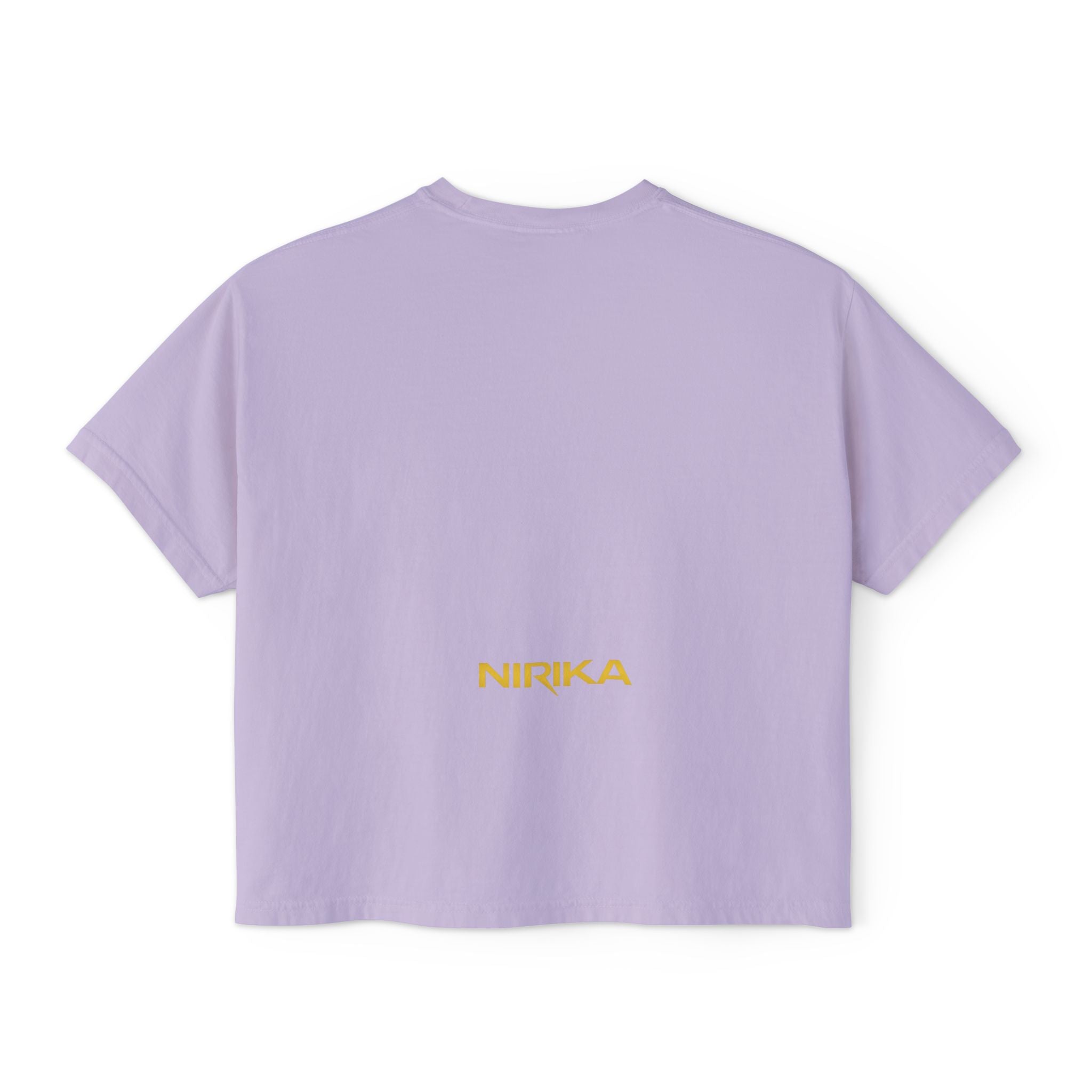 Crop top femme manches courtes – Coton recyclé – NIRIKA