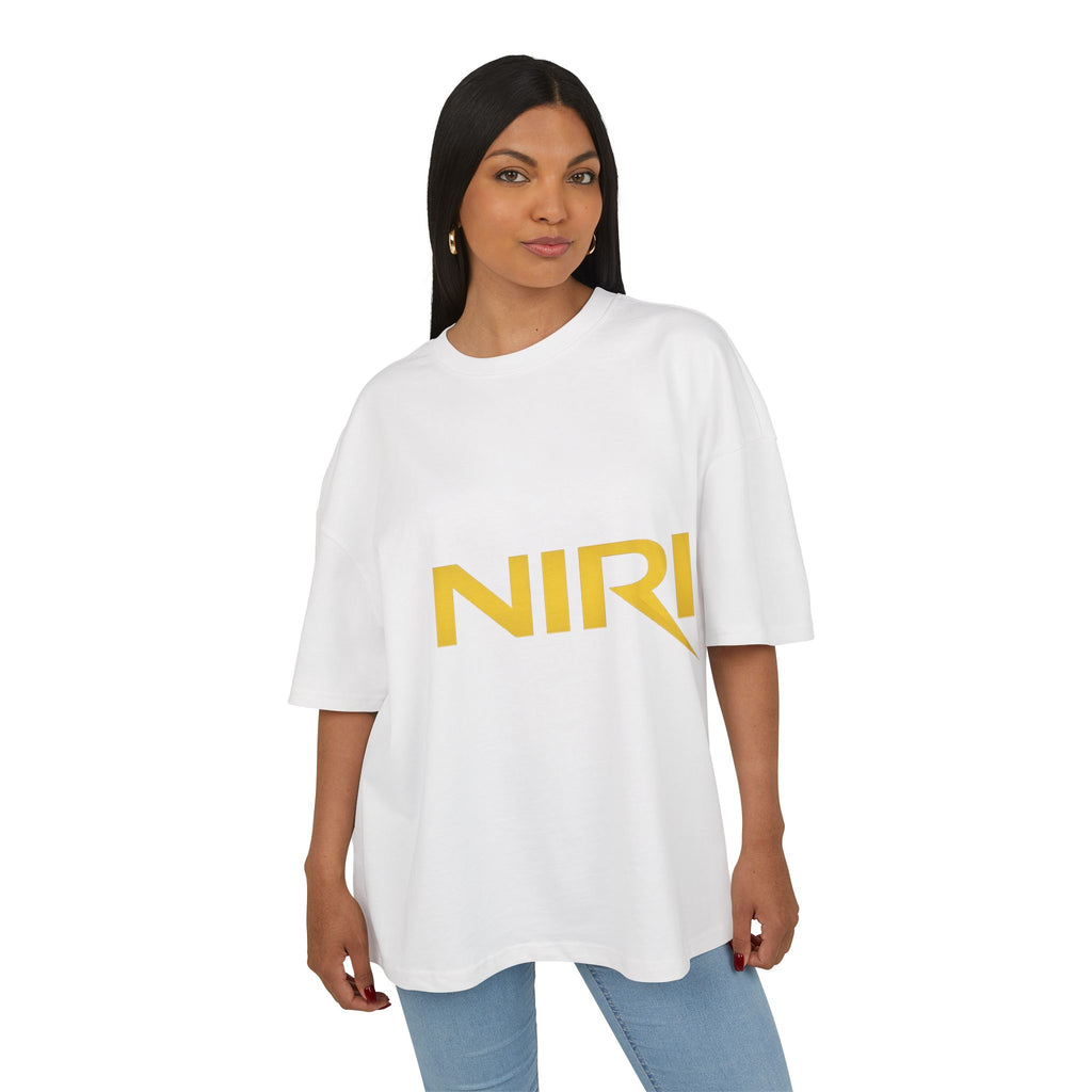T-shirt homme box NIRIKA – Logo doré minimaliste