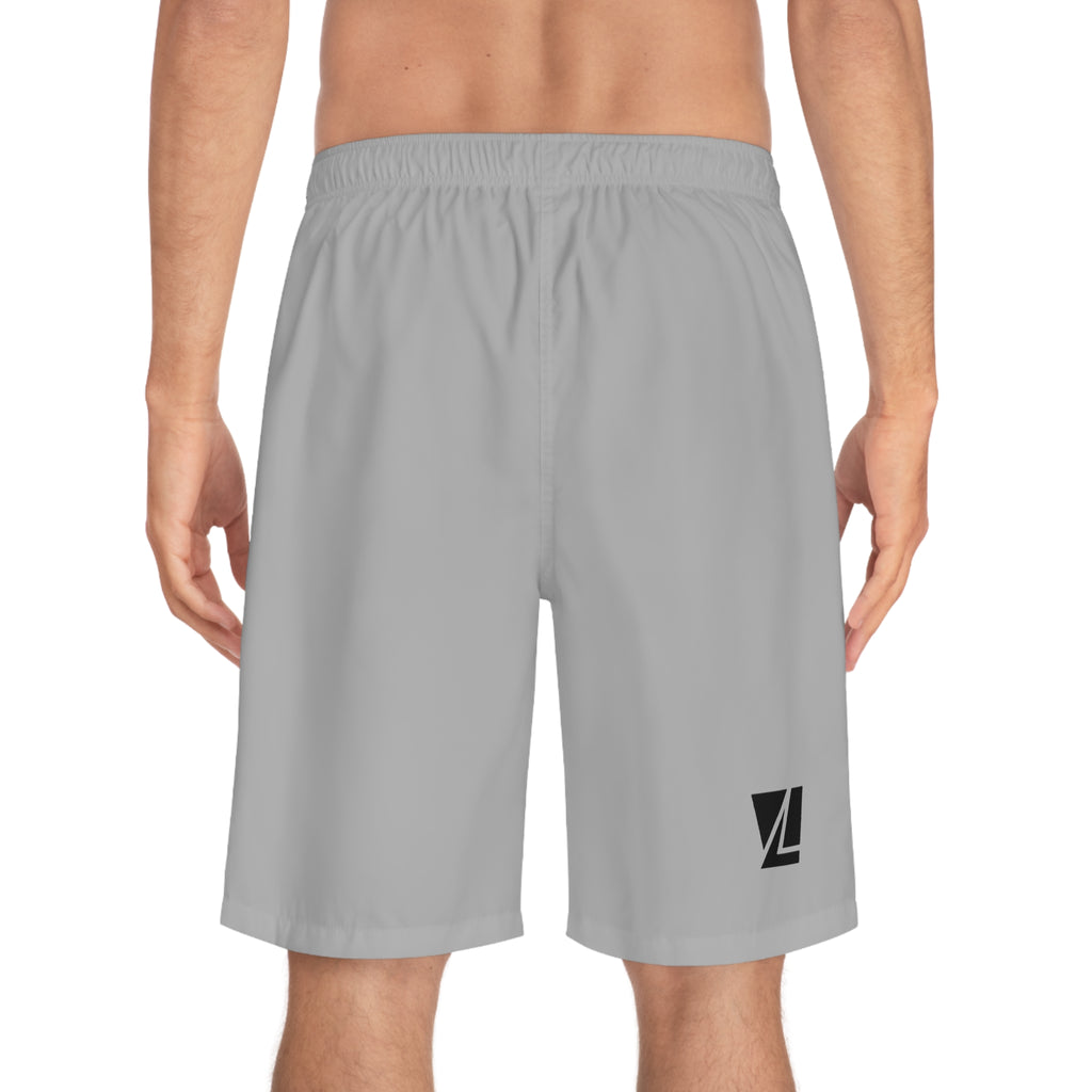Short de bain gris