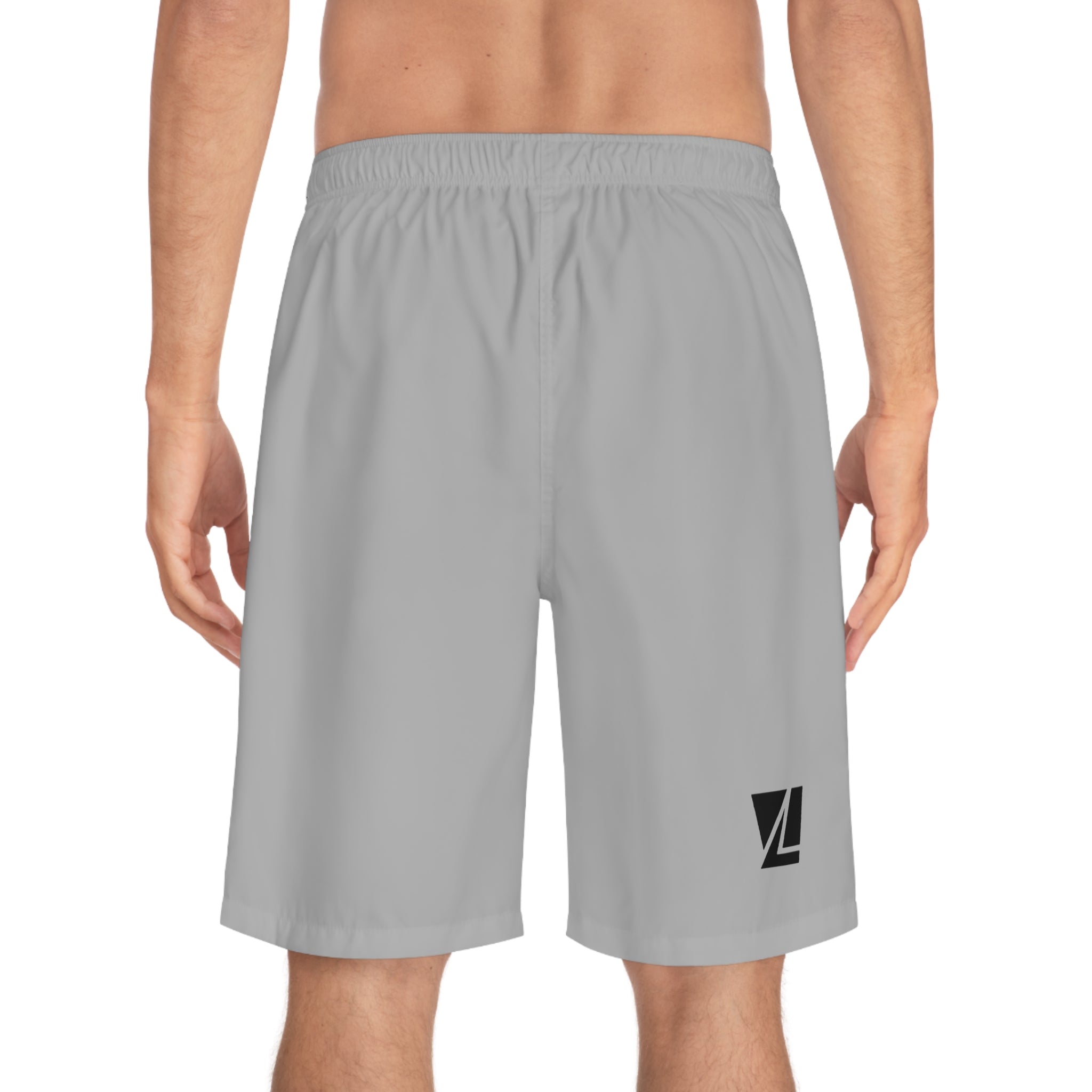 Short de bain gris