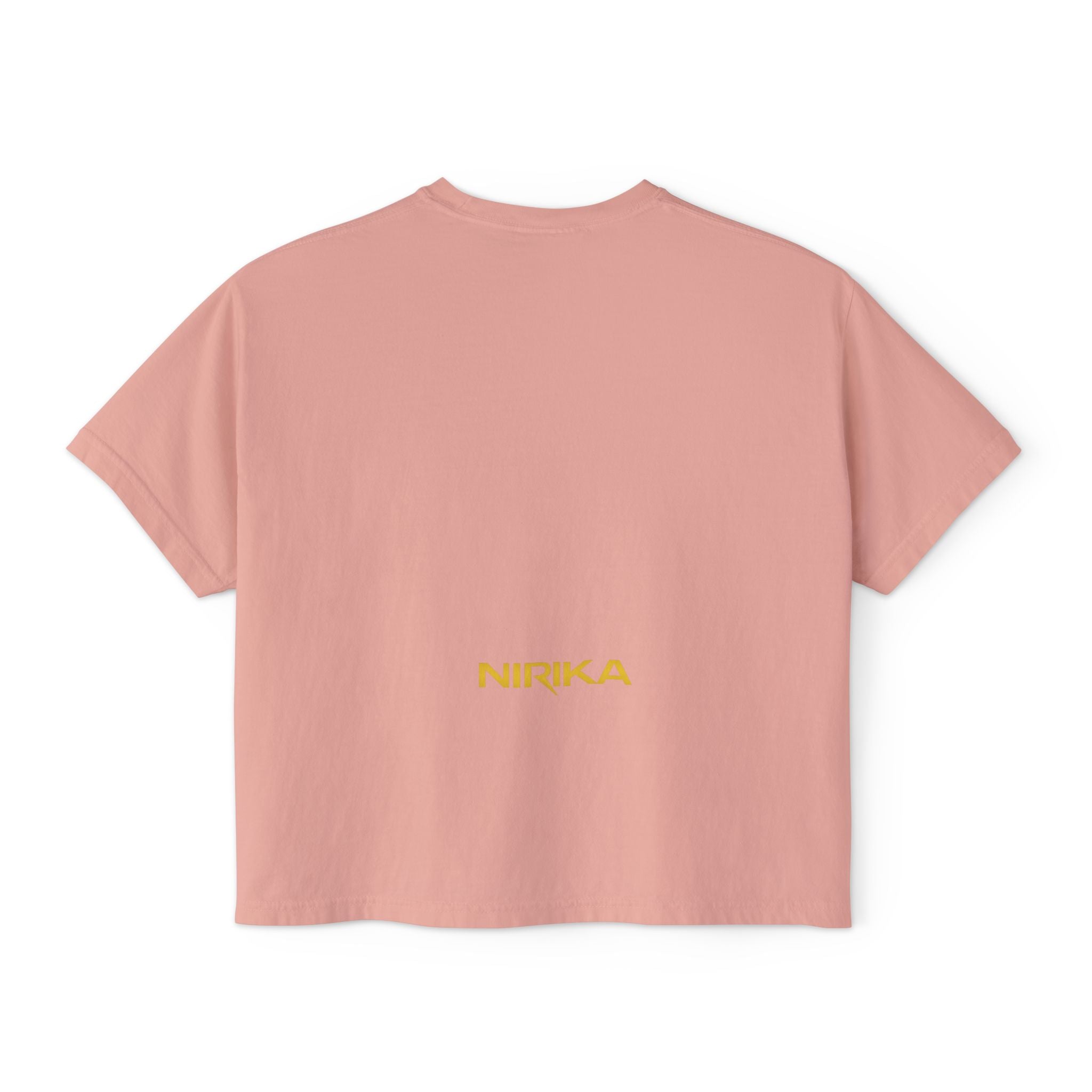 Crop top femme manches courtes – Coton recyclé – NIRIKA