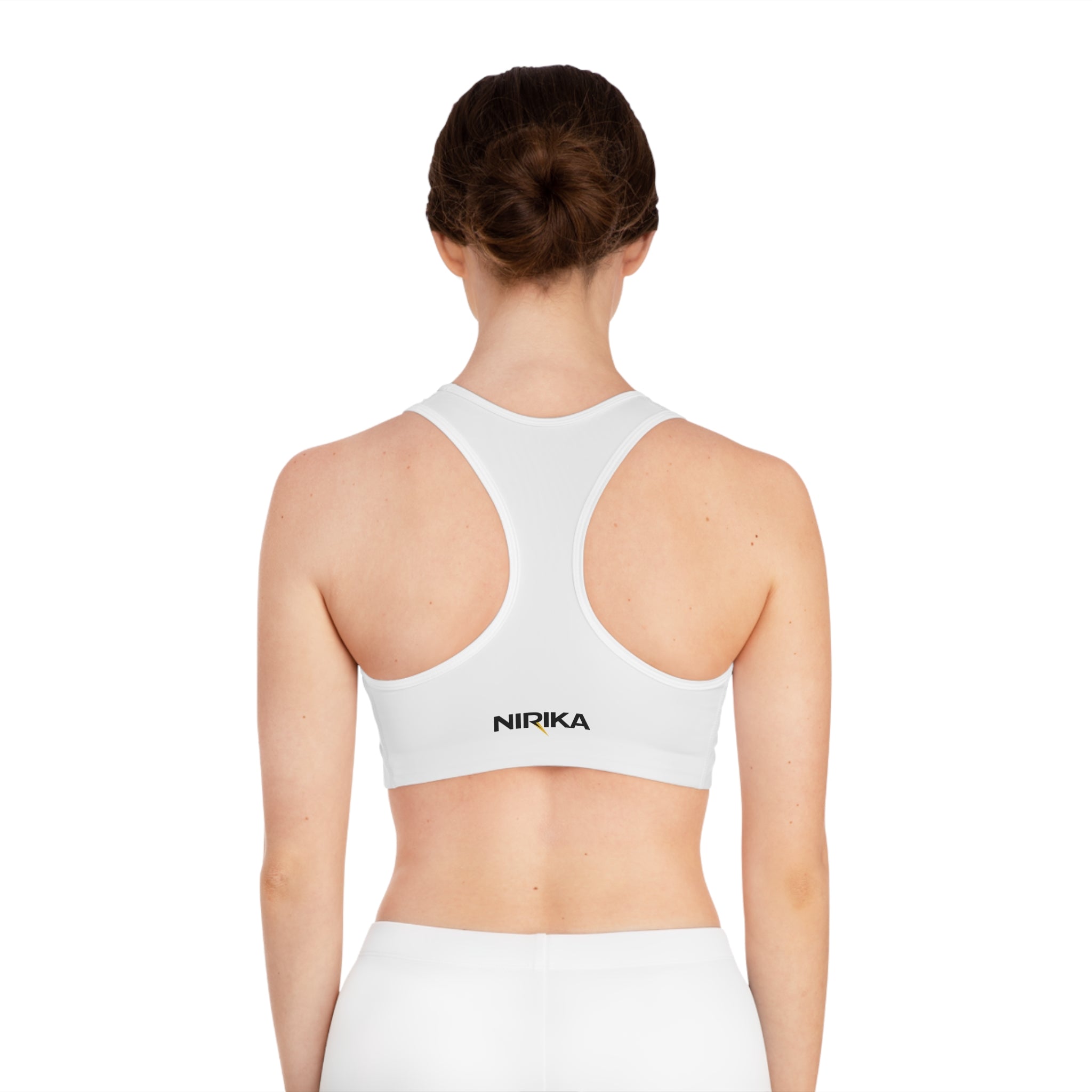 Brassière de sport femme dos racer en matières recyclées