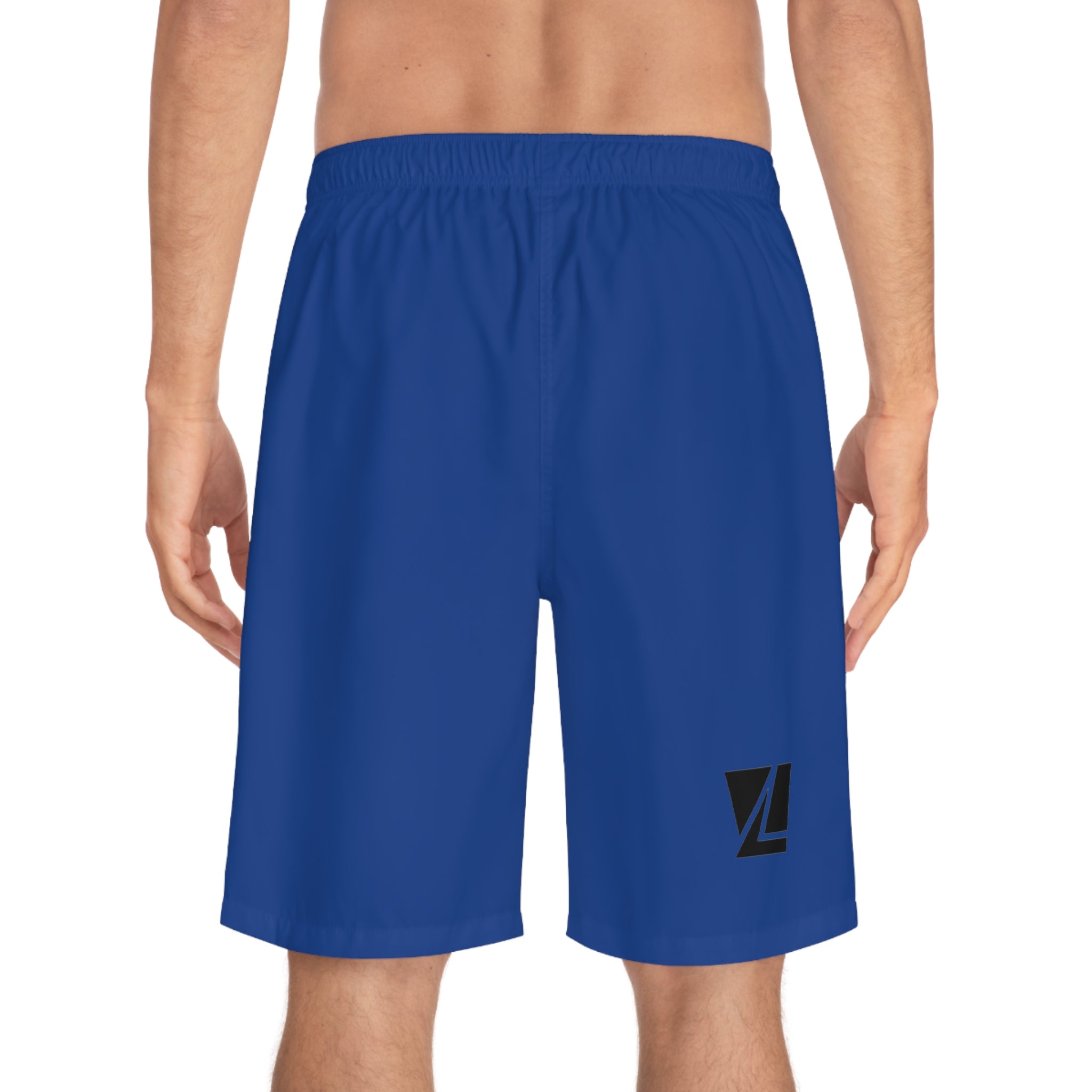 Short de bain bleu