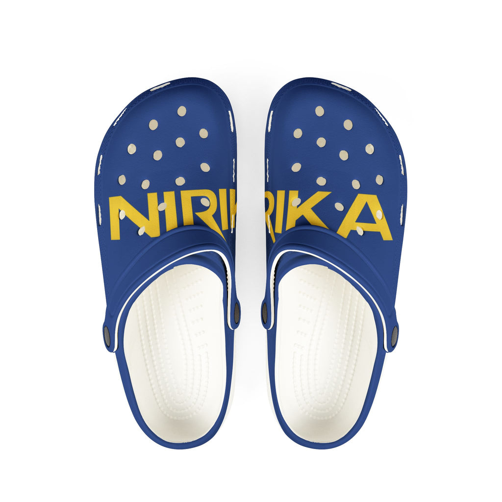Sabots Bleus NIRIKA – Confort & couleur éclatante