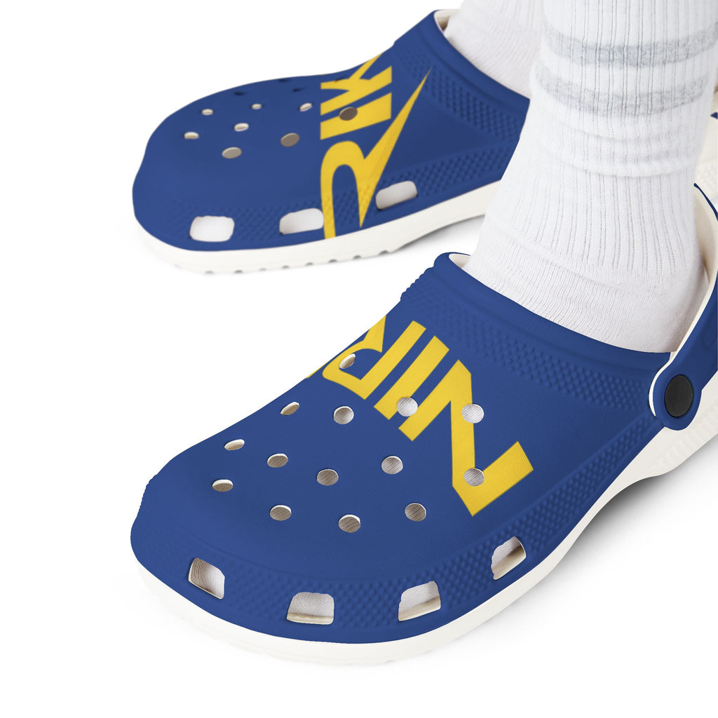Sabots Bleus NIRIKA – Confort & couleur éclatante