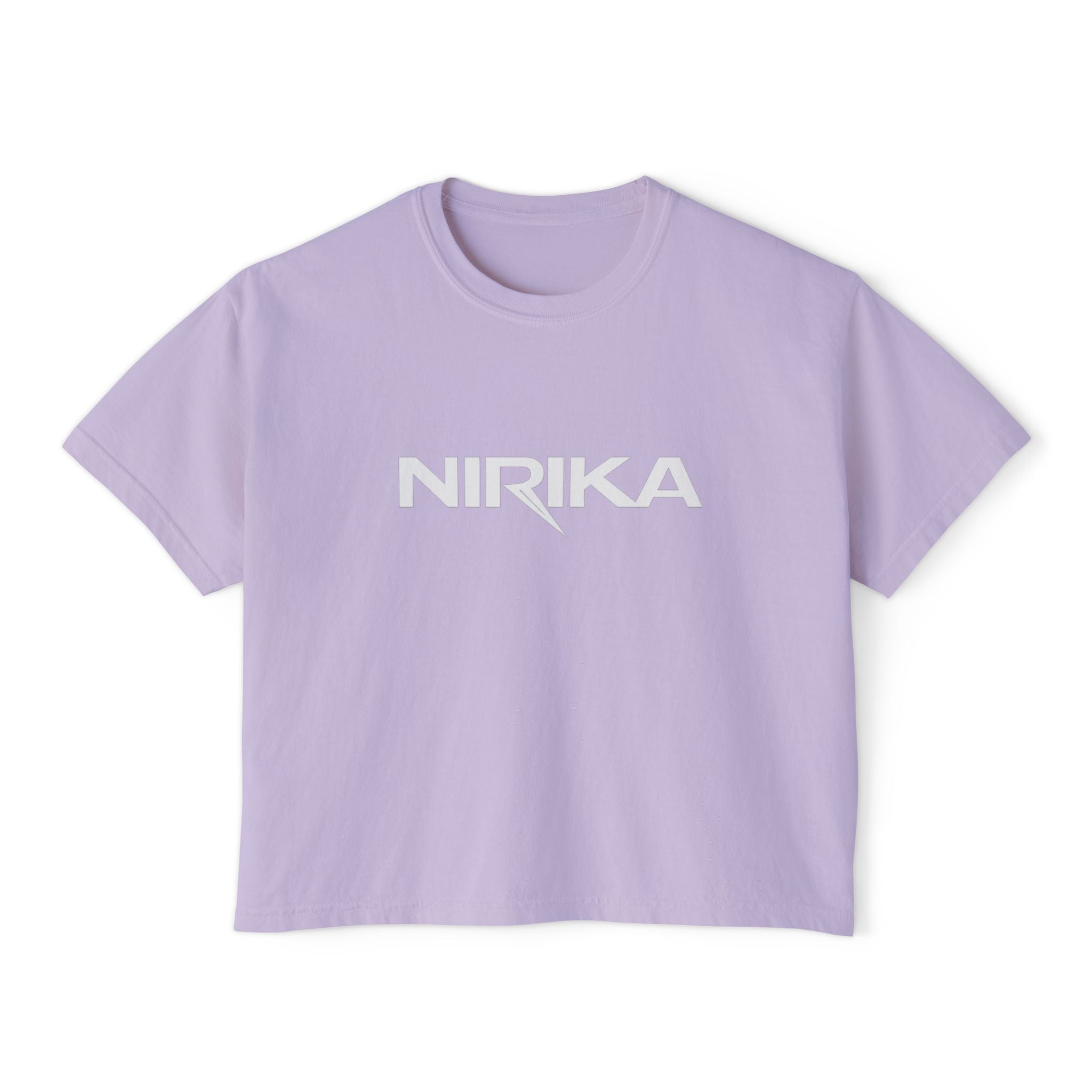 Crop top femme manches courtes – Coton recyclé – NIRIKA