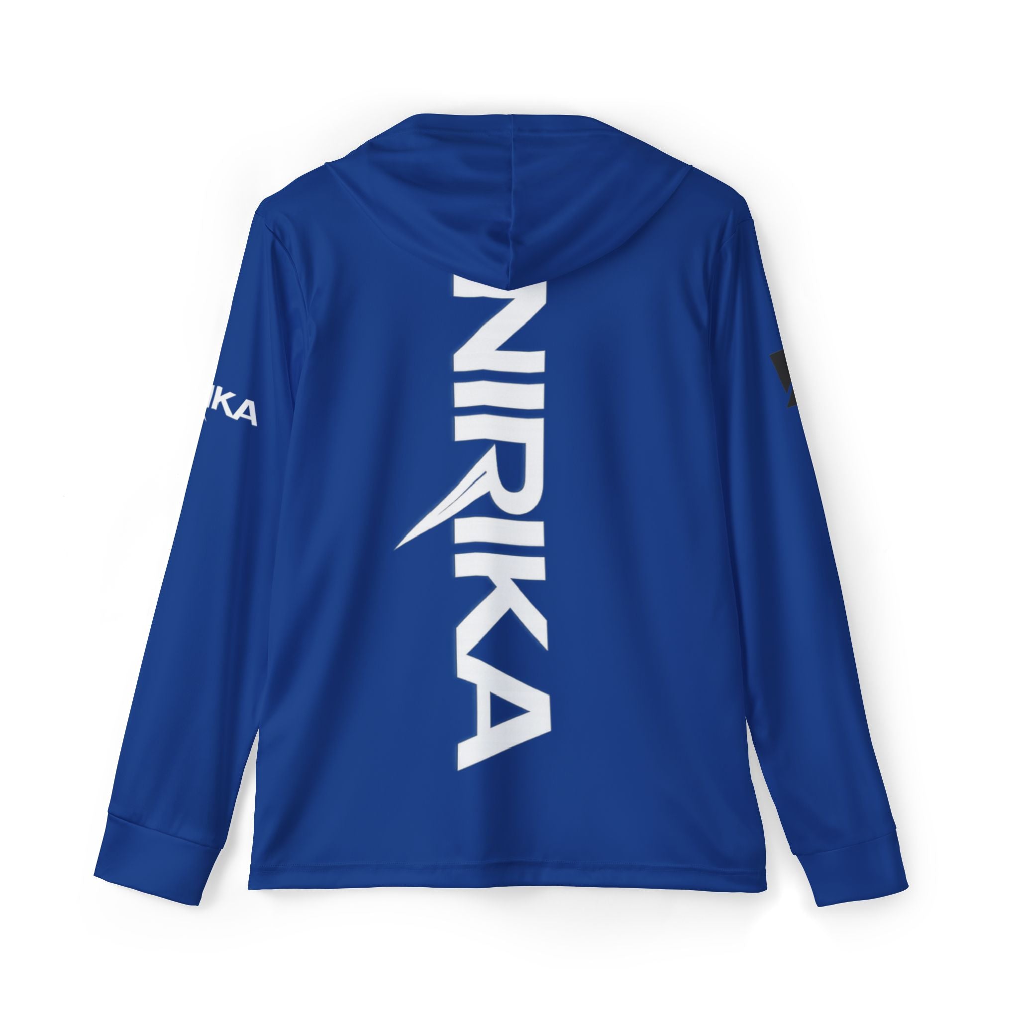 Hoodie de sport homme bleu en matières recyclées – Léger & respirant
