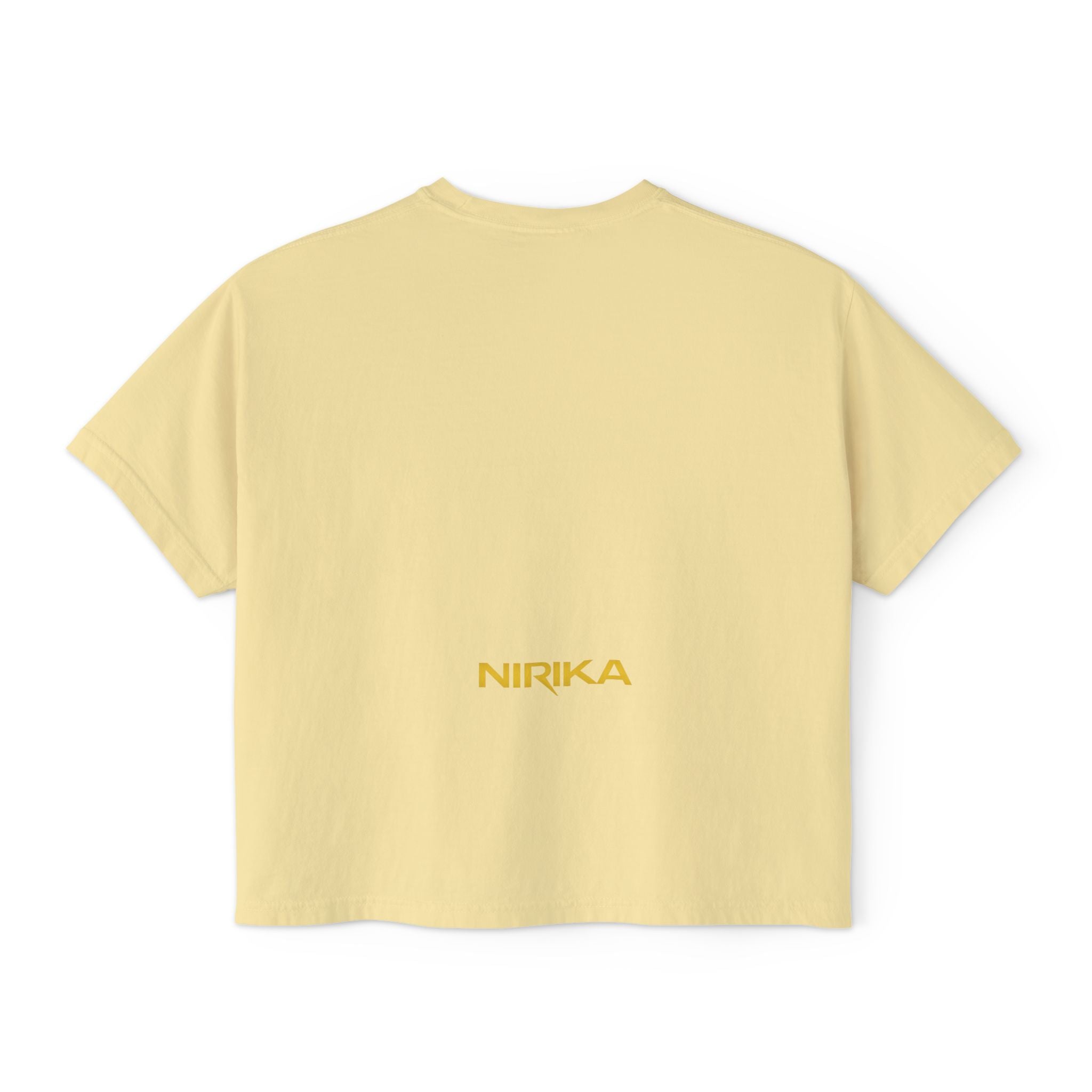 Crop top femme manches courtes – Coton recyclé – NIRIKA
