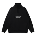 Sweat homme col zippé quarter-zip en matières recyclées – NIRIKA