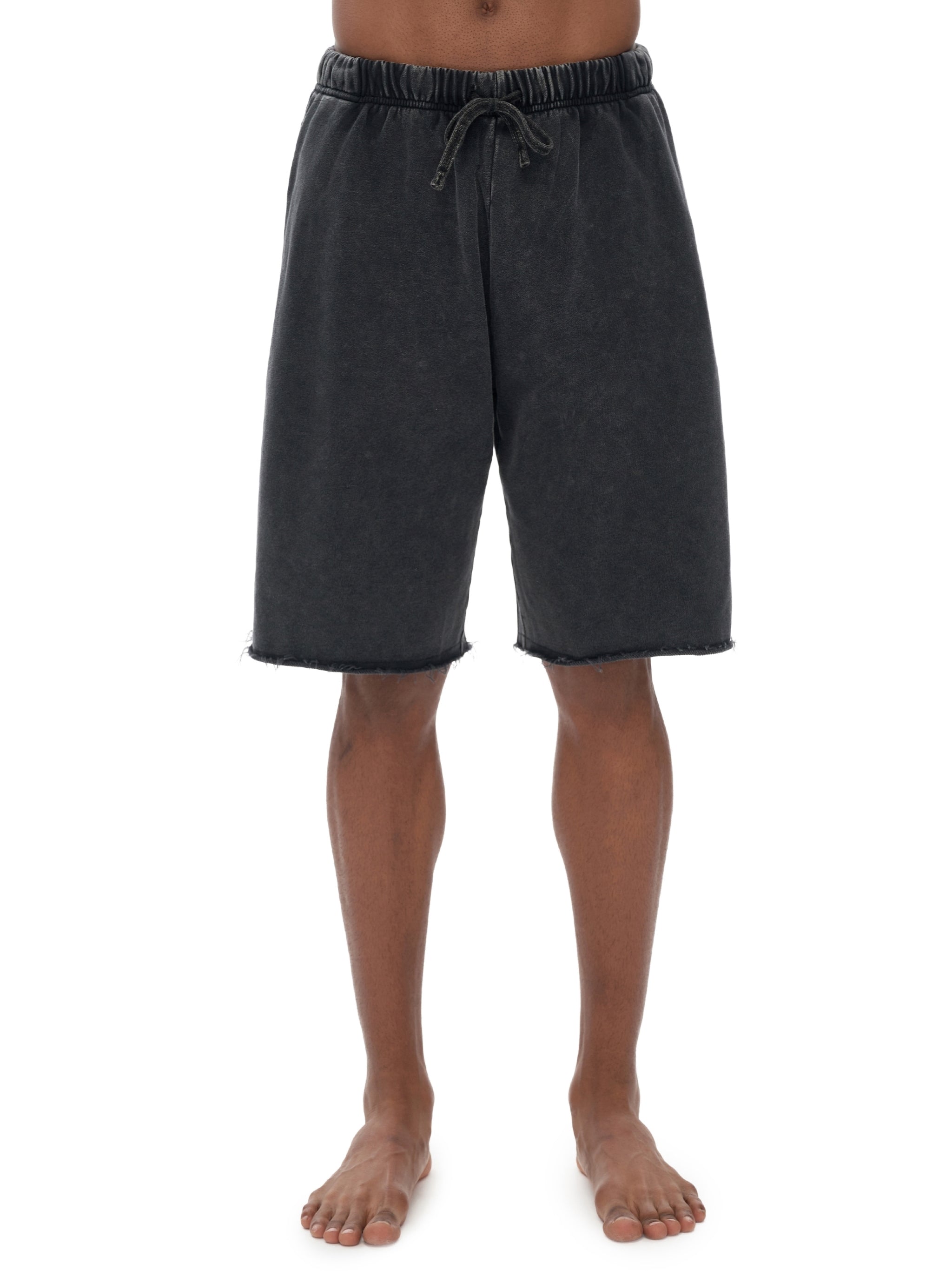 Short washed homme effet délavé – Coton recyclé – NIRIKA